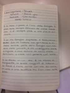Diario del soggiorno italiano...ecco cosa gli studenti australiano hanno imparato e conosciuto